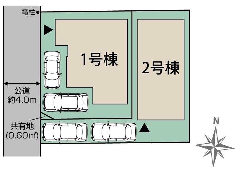 ブルーミングガーデン柏市緑ケ丘２棟の見取り図