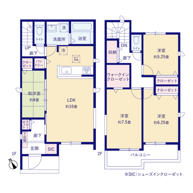 グラファーレ豊田市堤町３棟の見取り図