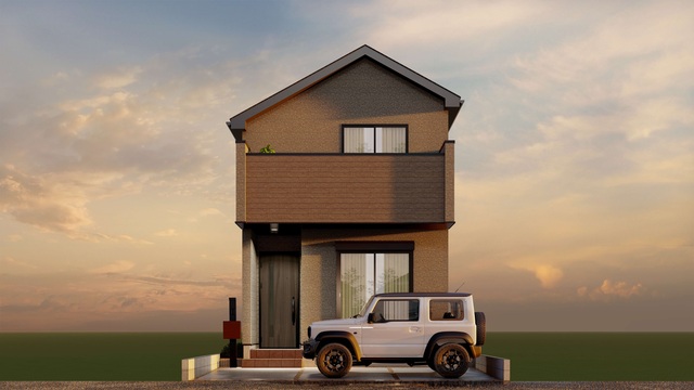 グラファーレ4345柏市宿連寺９期１棟の外観②