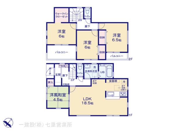 リーブルガーデン鴻巣松原の見取り図