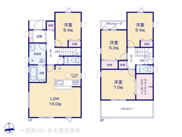 リーブルガーデン多治見市坂上町4丁目の見取り図