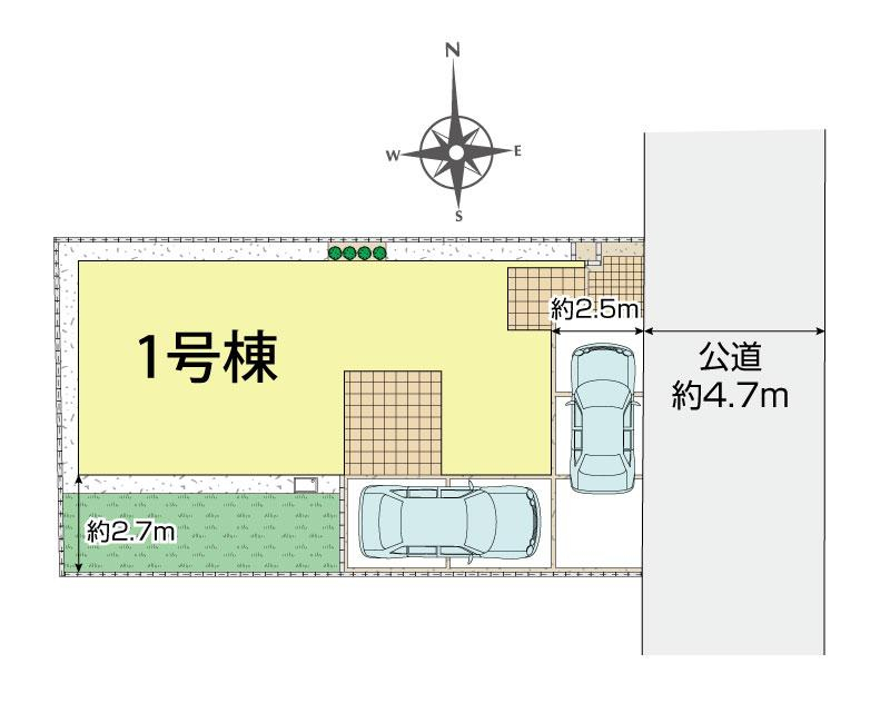 ブルーミングガーデン秦野市渋沢１丁目１棟の見取り図