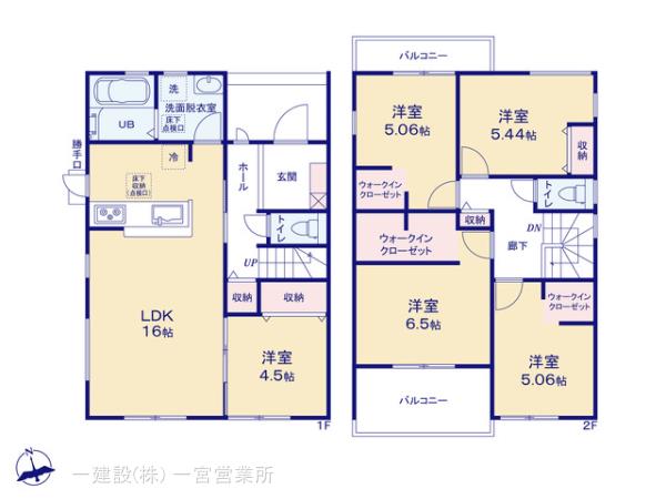 リーブルガーデン一宮市千秋町加納馬場第７の見取り図