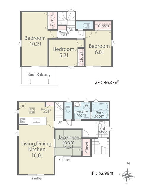 リナージュ富士石坂　第１期の見取り図