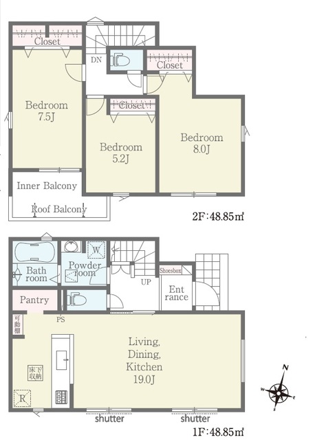 リナージュ沼津下香貫　第１期の見取り図