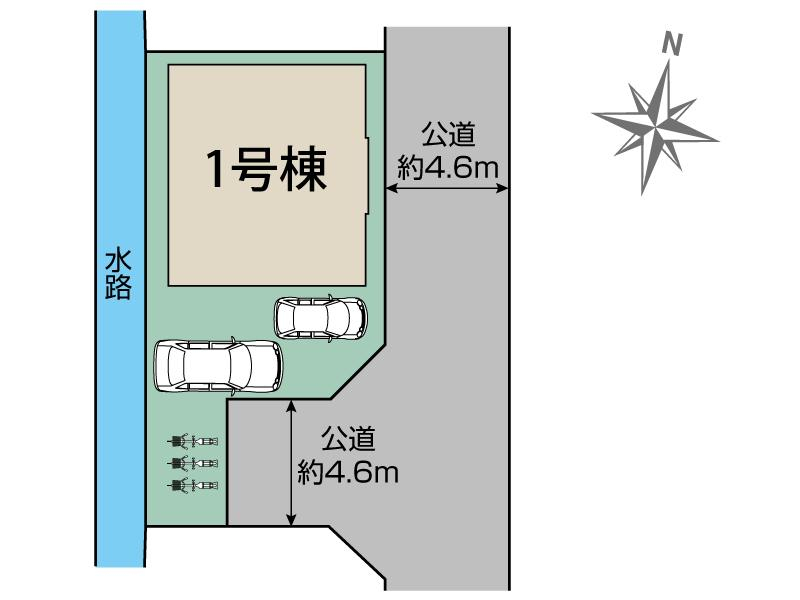 ブルーミングガーデン平塚市大神３丁目１棟の見取り図