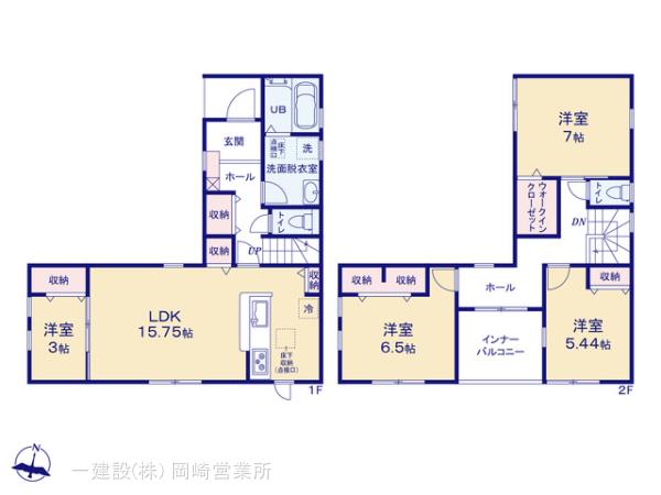 リーブルガーデン幸田第３３菱池の見取り図