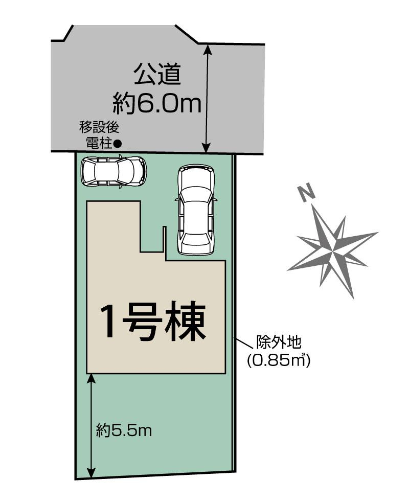 ブルーミングガーデン松戸市稔台３丁目１棟の見取り図
