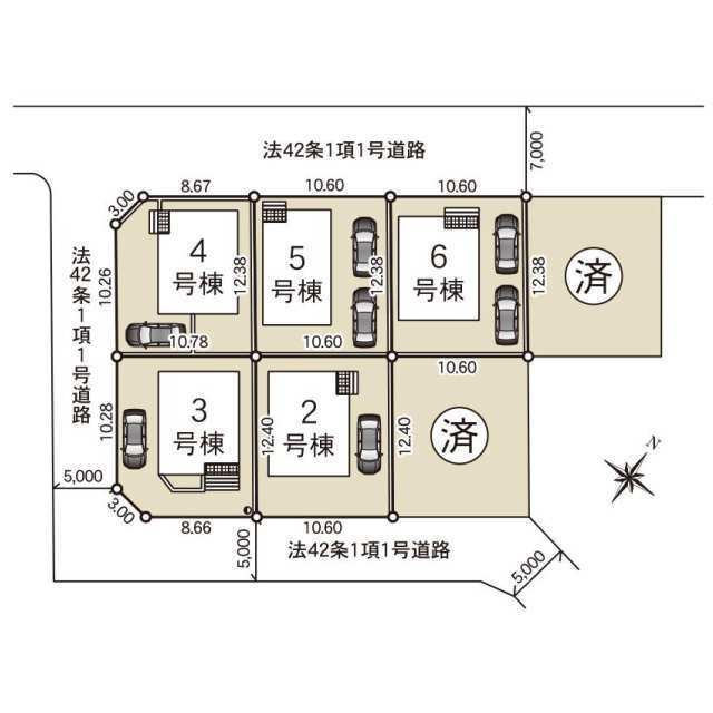 クレイドルガーデン府中市日新町 第11の見取り図