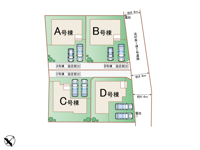 ハートフルタウン大谷地53番の見取り図