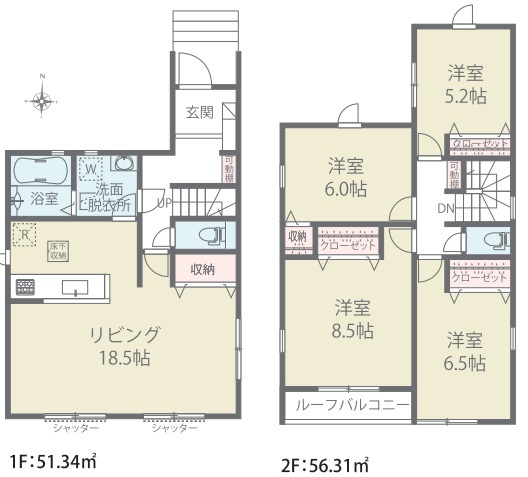 リナージュ四街道大日　第５期の見取り図