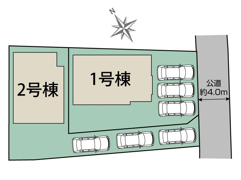 秦野市弥生町2棟 区画図