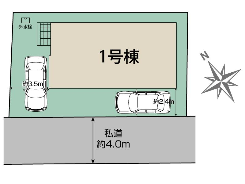 ブルーミングガーデン船橋市丸山３丁目１棟の見取り図
