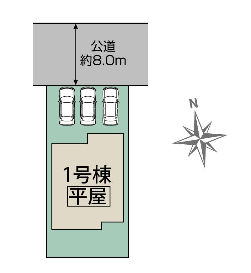ブルーミングガーデン我孫子市湖北台１０丁目１棟の見取り図