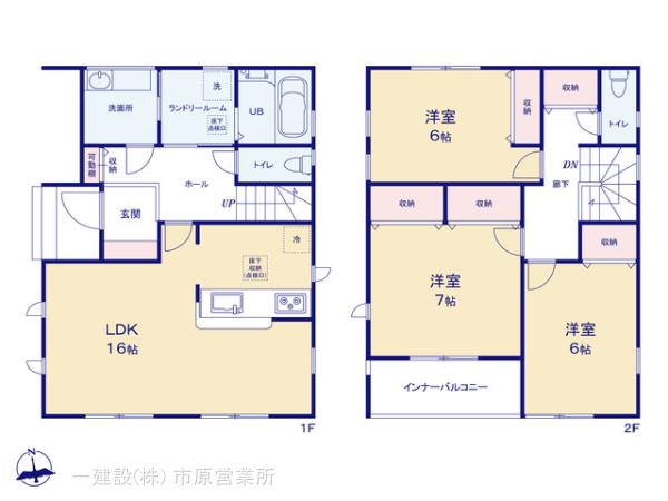 リーブルガーデン浜野駅前の見取り図