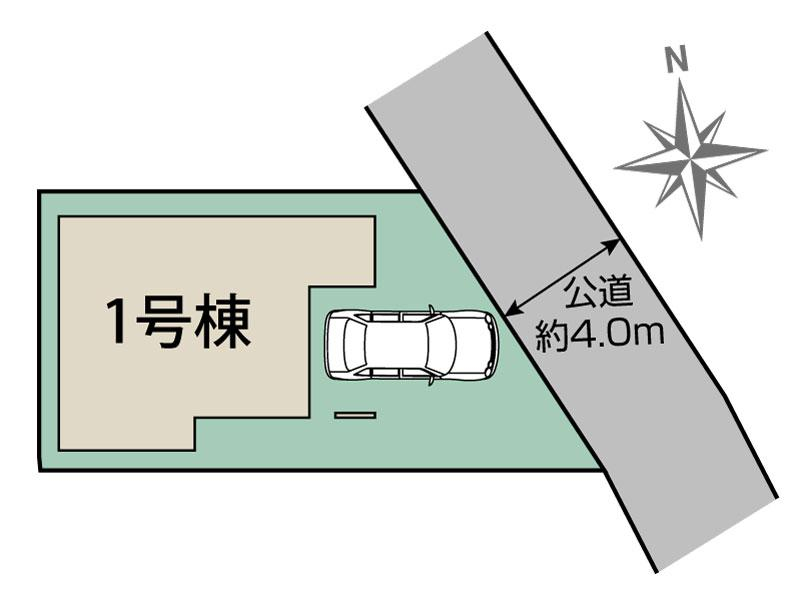 ブルーミングガーデン相模原市中央区宮下本町２丁目１棟の見取り図