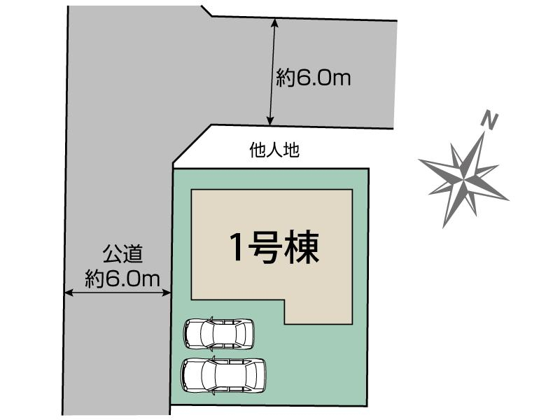 ブルーミングガーデン小平市大沼町２丁目１棟の見取り図