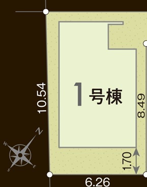 リナージュ足立神明３丁目　第１期の見取り図