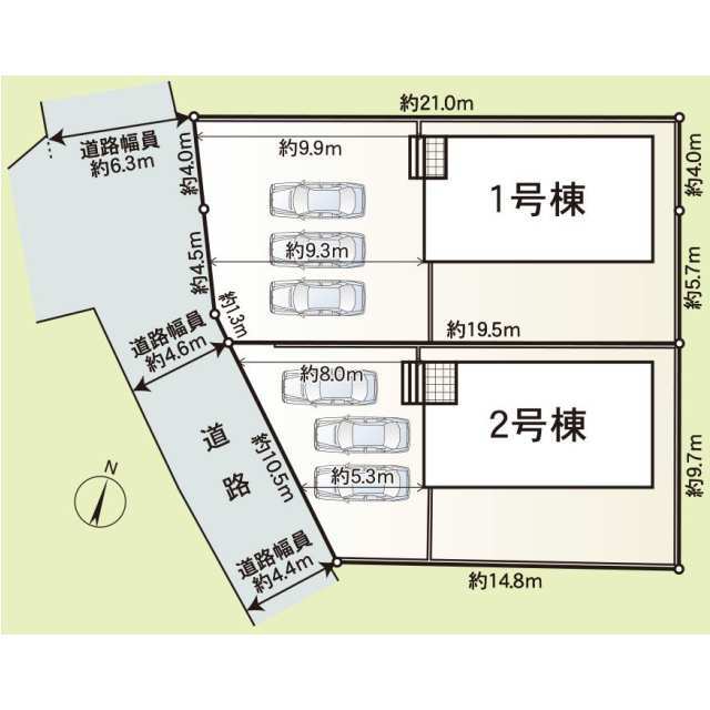 クレイドルガーデン御嵩町上恵土 第7の見取り図