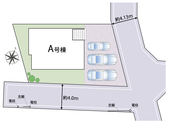 ハートフルタウン東本郷1393番の見取り図