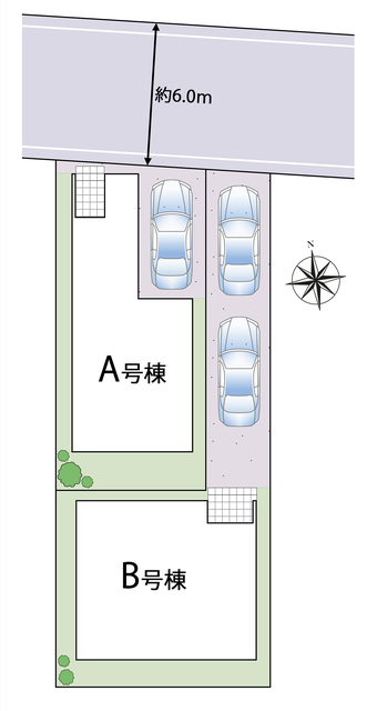 ハートフルタウン川口市赤井四丁目25番の見取り図