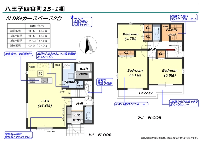 リナージュ八王子四谷町　第２期の見取り図