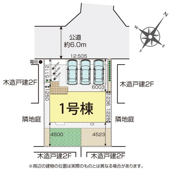 ブルーミングガーデン蓮田市椿山２丁目６期１棟の見取り図