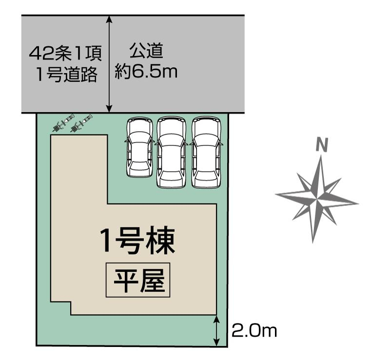 ブルーミングガーデンさいたま市西区中釘１棟の見取り図