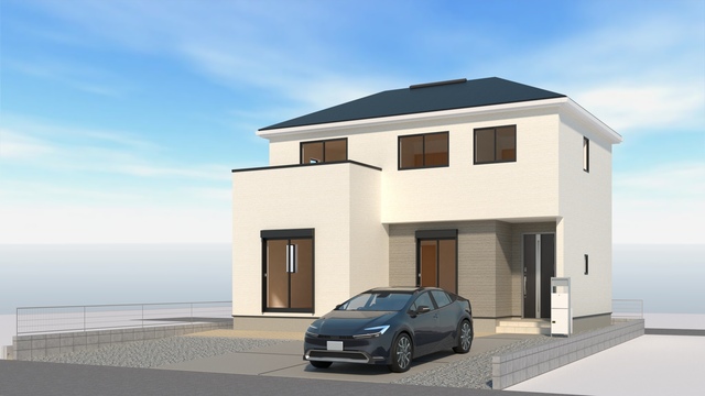 外観完成予想パース（南東側）
※ＣＧイメージにつき実際と異なる場合がございます。