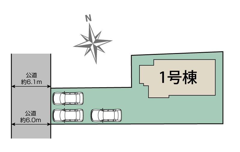 ブルーミングガーデン太田市亀岡町１棟の見取り図