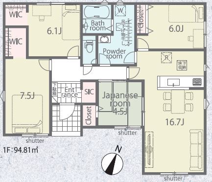 リナージュ橿原白橿町８丁目　第１期の見取り図