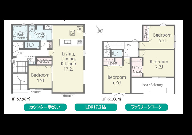 リナージュ四街道旭ケ丘２丁目　第４期の見取り図