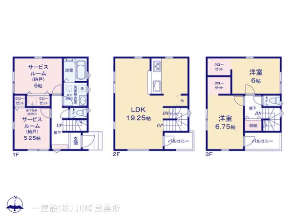 リーブルガーデン鶴見区朝日町２丁目の見取り図