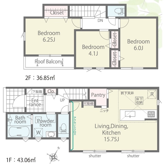 リナージュ狭山南入曽　第１期の見取り図