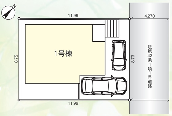 リナージュ草加青柳４丁目　第１期の見取り図
