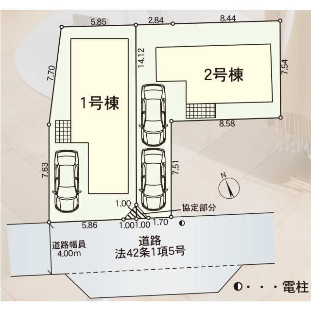 クレイドルガーデン流山市向小金 第11の見取り図