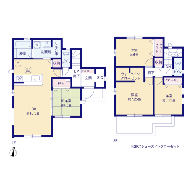 グラファーレ4333野田市岩名６期１棟の見取り図
