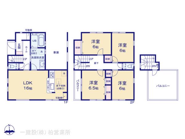 リーブルガーデン江戸川区新堀１丁目の見取り図