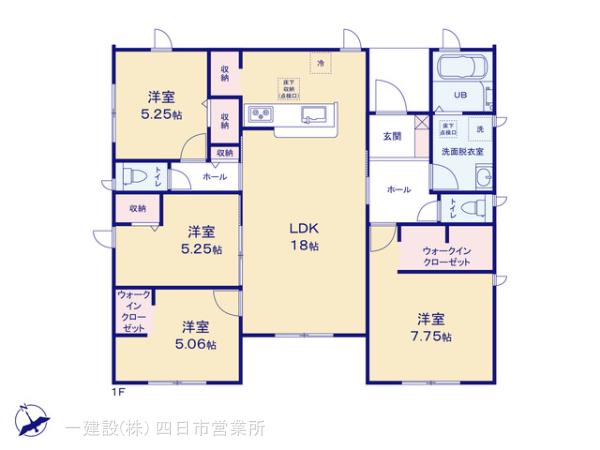 リーブルガーデン鈴鹿市長太旭町第４の見取り図