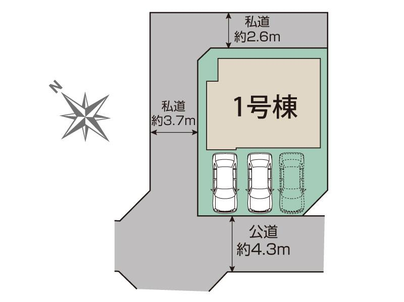 ブルーミングガーデン加古川市尾上町長田１棟の見取り図