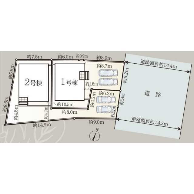 クレイドルガーデン静岡市清水区村松原 第4の見取り図