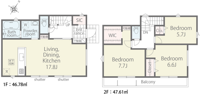 リナージュ八王子長房町　第１期の見取り図