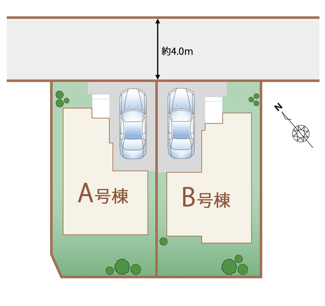 ハートフルタウン国分寺内藤1丁目5番の見取り図