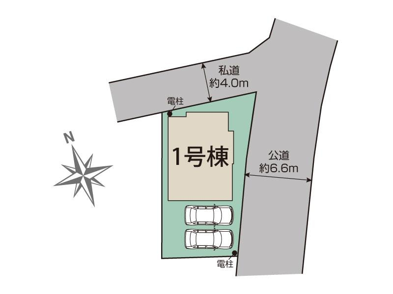 小田原市堀之内1棟 区画図