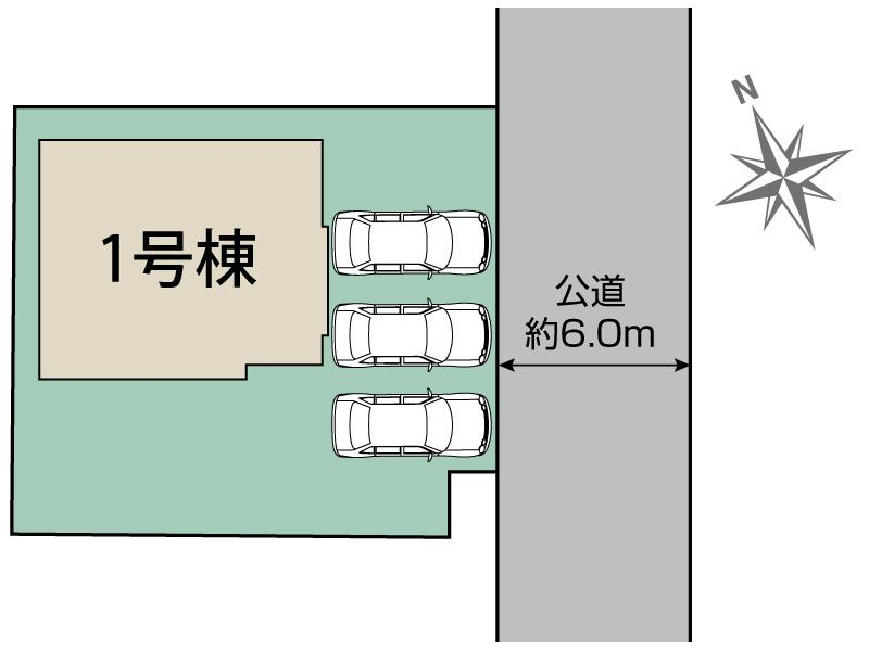 ブルーミングガーデン千葉市花見川区こてはし台２丁目２期１棟の見取り図