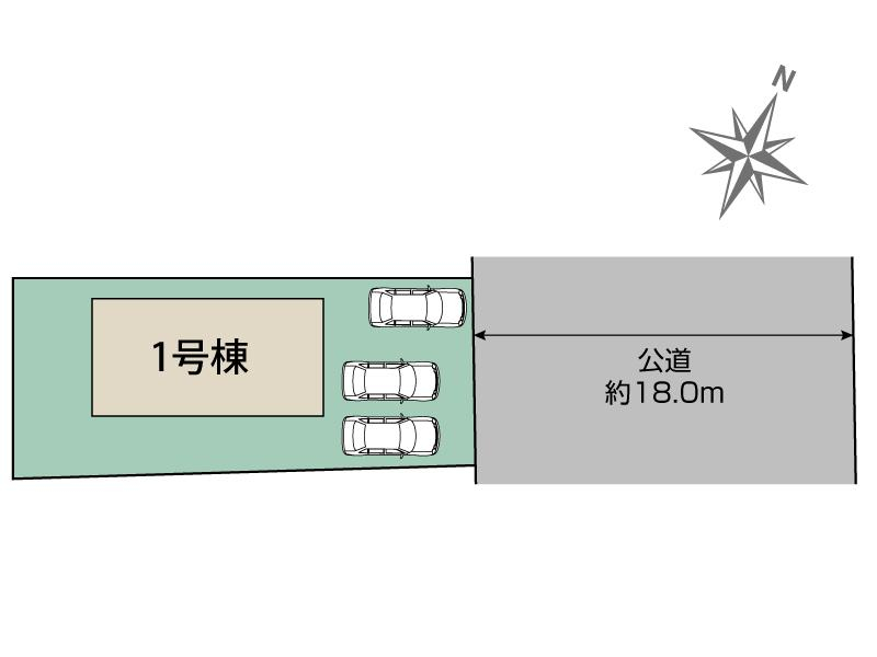 ブルーミングガーデン春日井市押沢台５丁目１棟の見取り図