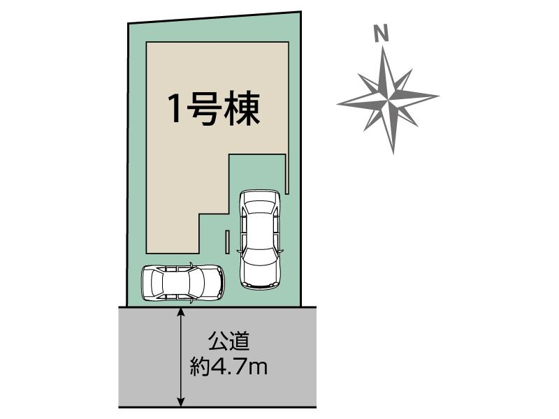 ブルーミングガーデン枚方市養父元町１棟の見取り図