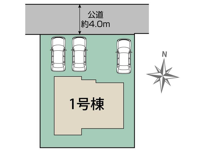 ブルーミングガーデン広島市西区己斐大迫２丁目１棟の見取り図