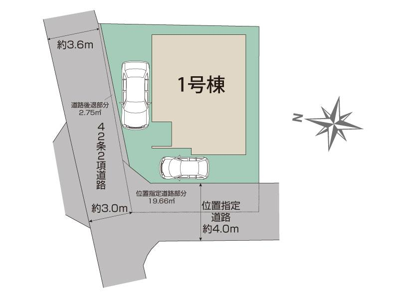 ブルーミングガーデン伊丹市堀池１丁目１棟の見取り図