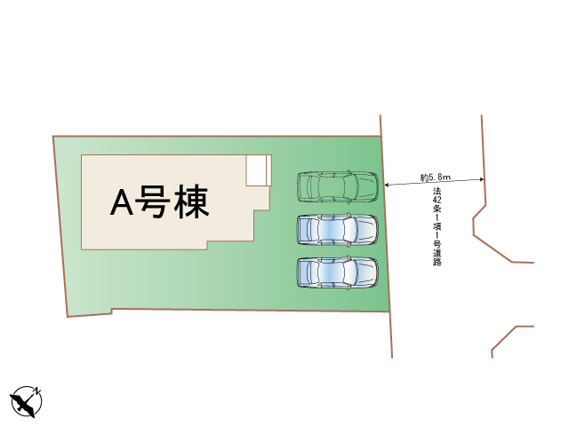 ハートフルタウン旭町25番の見取り図